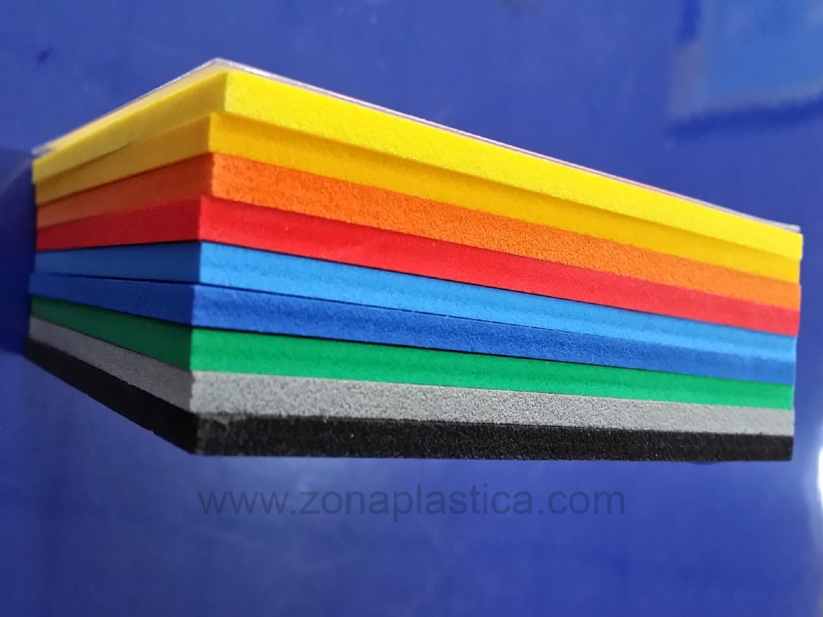 PVC Espumado planchas colores – Zona Plástica